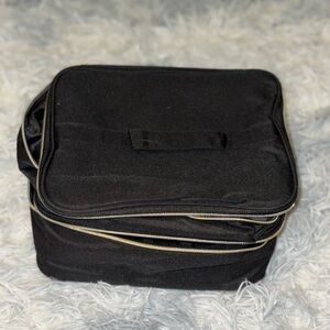 Double Layer Nail Tech Storage Bag Travel Cosmetic Organizer
